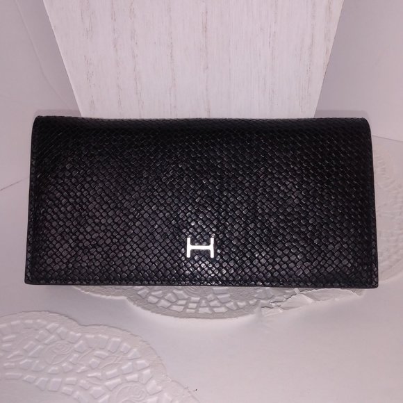 H by Halston Handbags - H by Halston Black Wallet